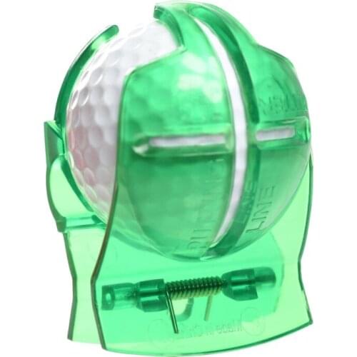 1Pcs Golf Scribe Accessories Transparent Golf Ball Green Line Clip Liner Marker Pen Template Alignment Marks Tool Putting