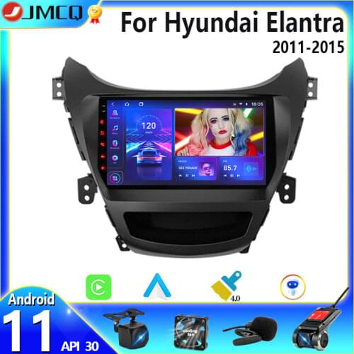 Jansite Car Radio Android 10 For Hyundai Elantra Avante I35 2011-2016 Multimedia Player 2 din GPS Navigaion dvd Stereo Head unit