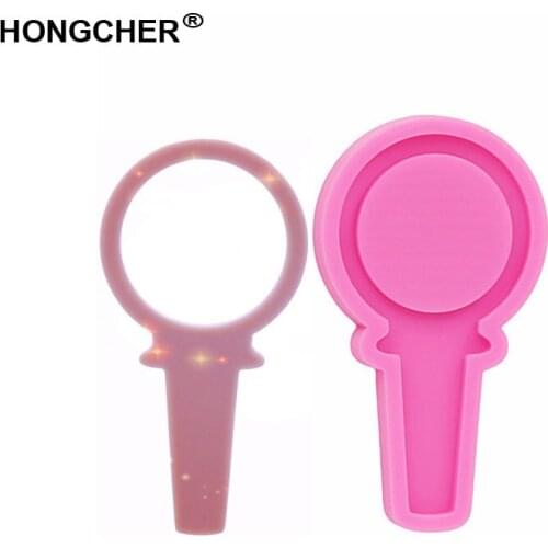 Shiny Gadgets High gloss Light stick Silicone Mould,Keychain label Bomb Shaker or Epoxy Resin Game Shaker Charms ,Polymer Clay