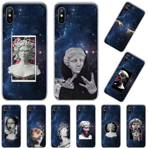Statue Abstract retro David Medusa Phone Case for iPhone 11 12 pro XS MAX 8 7 6 6S Plus X 5S SE 2020 XR