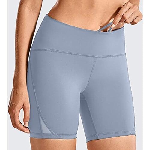 Womens Gym Jogging Running Shorts High Waist Yoga Short Abdomen Control Training Running Yoga Pants leggings women plus size E2