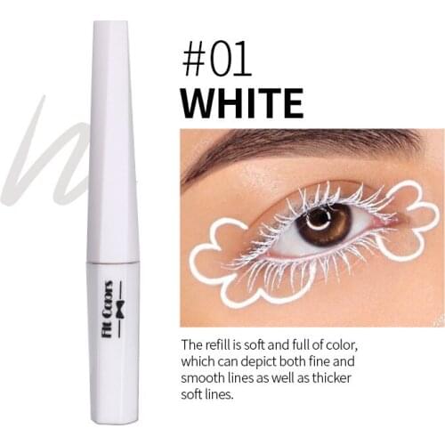8 Colors Fluorescent liquid eyeliner Long-lasting Waterproof Quick-dry Eye Liner Pencil Pen Makeup Beauty Tools