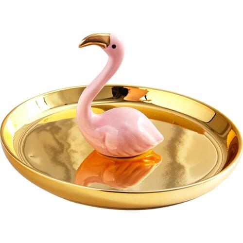 Ceramic Jewelry Tray Gemstone Dish Decorative Tray Food Serving Tray