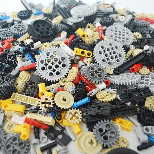 Bulk Thick Bricks MOC Multiple sizes High-tech Building Blocks Parts Combination Studded Long Beam Compatible All Brands