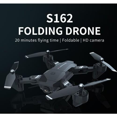 2.4Ghz 4CH Attitude Hold 1080P WIFI Optical Flow Dual Camera RC Quadcopter Drones With Camera HD Flying Minion RC Quadcopter Toy