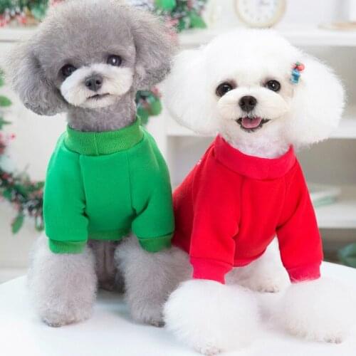 Cute Cartoon Pattern Dog Clothes Festival Dog Jumpsuit Shirt Pet Bodysuit for Small Medium Dog Cat Red/Green Pets Ropa Perro