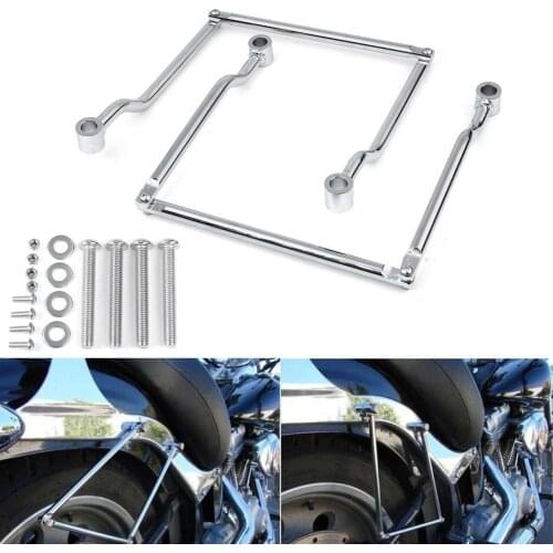 Motorcycle Saddlebags Support Bar Luggage Storage Side Tool Bags Holder Bracket Universal For Honda/Yamaha/Suzuki/Kawasaki