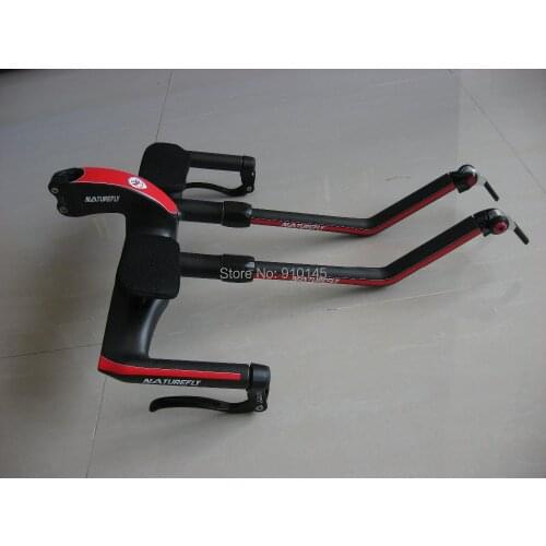 New Arrival ! Free Shipping! Carbon Aero Triathlon Bike Handlebar with Internal cable