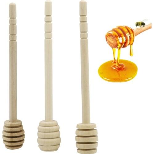 Honey stir bar Bee Tool Honey stick Long handle solid wood Beekeeper Juice stirring stick Apiculture Equipement 20 Pcs
