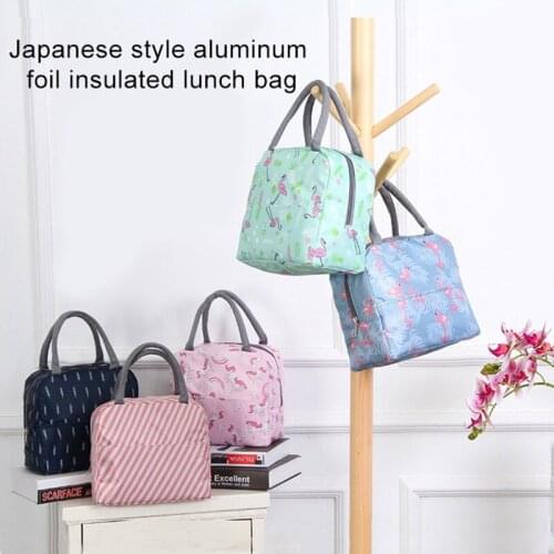 Portable Cooler Bag Ice Pack Lunch Box Insulation Package Insulated Functional Pattern Thermal Food Picnic Bags Pouch For Women