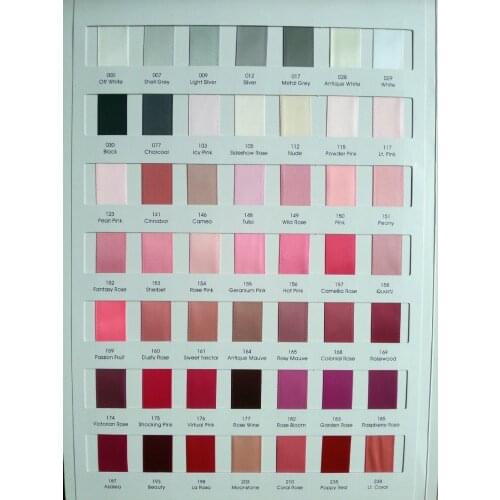 Pick Sizes 6 9 13 16 19 22 25 28 32 38 50 57 63 75 89 100 MM Width 100% polyester solid color plain Satin Ribbon 100Y/color