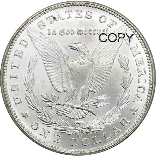 Untied States of America 1 One Dollar Morgan Dollars 1903 o Cupronickel Silver Plated Copy Coins