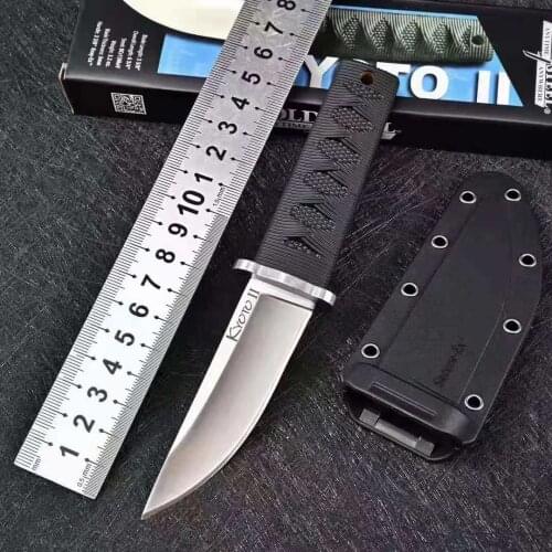 Cold Steel Katana Fixed Blade SAMURAI TANTO Tactical Knives Saber Self-defense Portable Camping Collection Short Knife EDC Tool