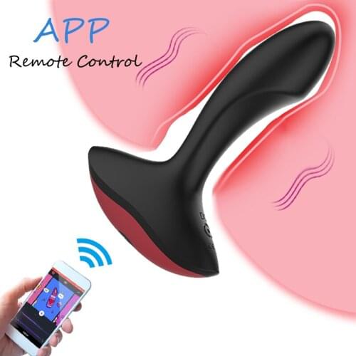 Smart APP Remote Control Vibrator Male Prostate Massage Anal Butt Plug Female Masturbation Vaginal Vibrating Sex Toys For Couple