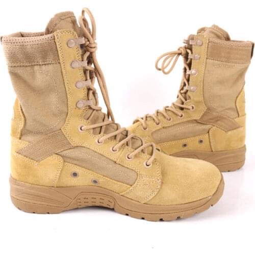 Top Suede Cowhide Delta Combat Special Army Boots Wear Tactical Outdoor Training Camping Hiking Hunting Military Mountain Shoes