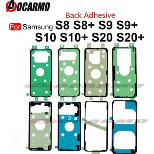 Back Adhesive For Samsung Galaxy S8 S9 S10 S20 Plus S9+ S20 Ultra S20U Back Cover Sticker Waterproof Glue Replacement parts