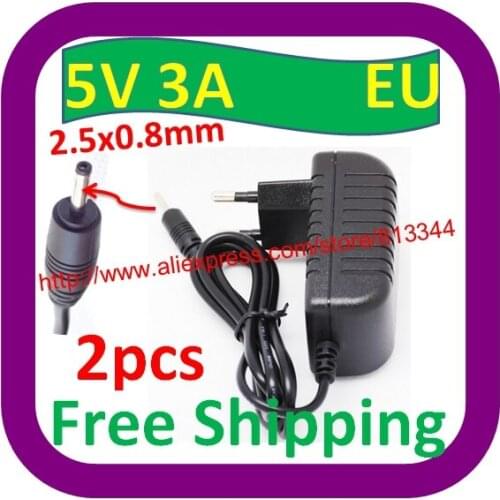 2 pcs Free Shipping 5V 3A AC Power Charger for Novo 9 Spark Fireware Quad Core Android Tablet PC
