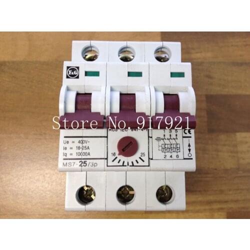 [ZOB] Moeller MS7-25 3P Germany MOELLER motor protection switch 16-25A miniature circuit breaker