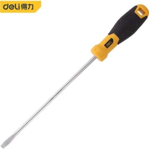 Deli 1 Pcs Multi-Function Screwdrivers Insulated Security Repair Tools Slotted Maintenance Repairing Hand Tools Screwdrivers