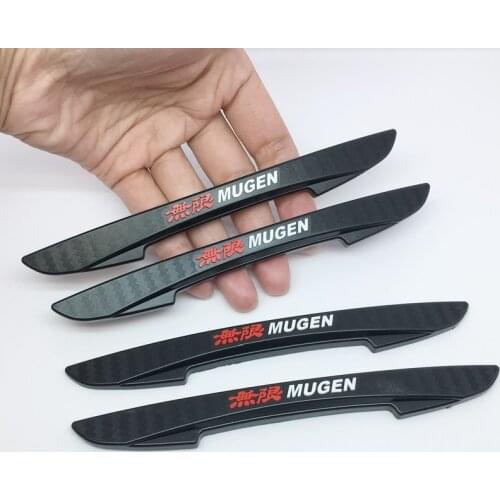 4Pcs/Set Car Anti-Collision Strip Door Decorative Bumper Protector Cover Door Stickers For Honda Mugen Civic Accord Crv Jazz Hrv