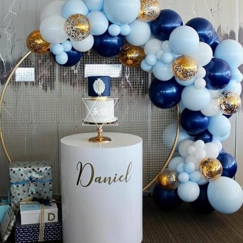 78.75 Inch Circle/Square Wedding Birthday Party Arch With Mesh Decoration Background Flower Arch With Grid (Only 2 Pieces)