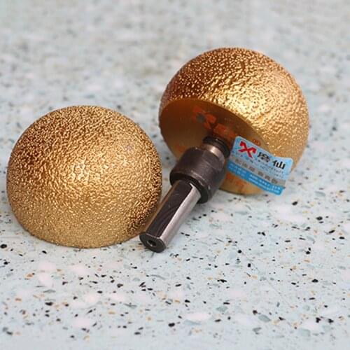 MX Diamond Brazed Grinding Head Abrasive Tools Cobblestone Inner Arc Circular Grinding Tool Engraving Tool Brazed Mushroom Head