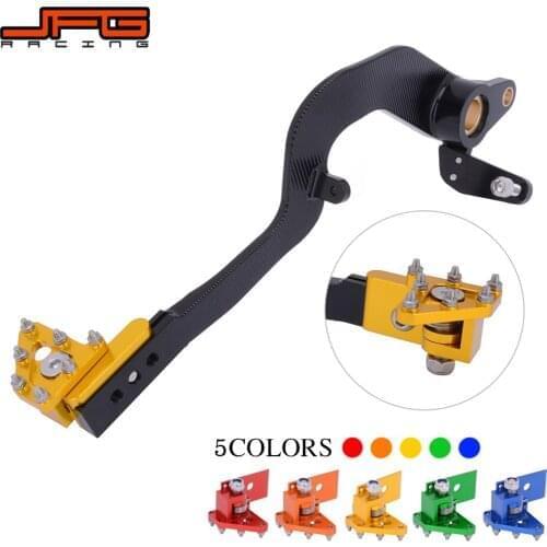 Motorcycle CNC Aluminum Rear Foot Brake Pedal Lever For SUZUKI DRZ400 2000-2004 DRZ400S 00-17 DRZ400E 2000-2007 DRZ400SM 05-17
