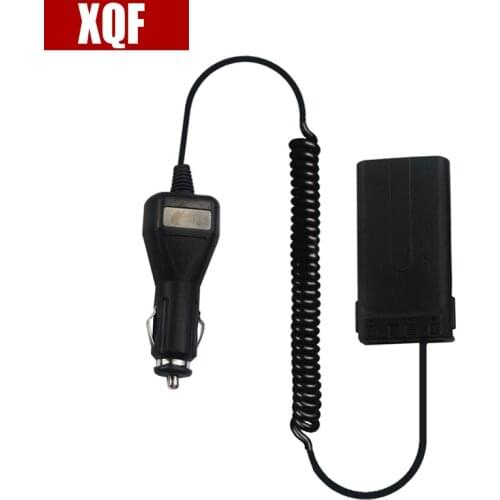 XQF Car charger battery eliminator for Kenwood TK3107,TK2017,TK378,TK278,TK378G etc. walkie talkie two way radio Input DC12V