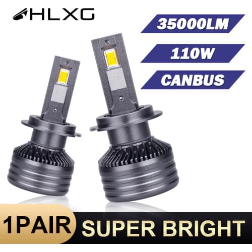 HLXG Canbus auto headlight 14000LM 12V 60W LED far Bulbs led 9012 HIR2 H8 H9 H11 9005 HB3 9006 HB4 H7 LED lampada led h4 lights