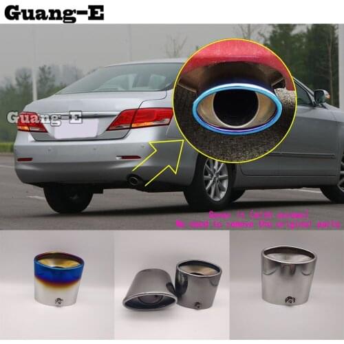 Car Muffler Exterior Back End Pipe Dedicate Exhaust Tip Tail Outlet Vent For Toyota Camry 2005 2006 2007 2008 2009 2010 2011