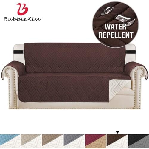 Bubble Kiss Sofa Cover Solid Color Breathable Thicken Waterproof High-Grade Couch Cover Home Living Room Decoration 1/2/3/4 Seat