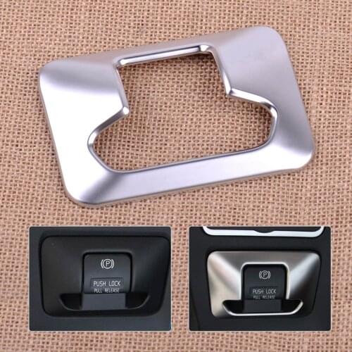 CITALL car-styling ABS Chrome Plated Electronic Handbrake Button Panel Trim Cover fit for Volvo XC60 V60 XC70 S60 S80 2013 2014