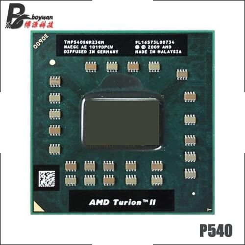 AMD Turion II Dual-Core Mobile P540 2.4 GHz Dual-Core Dual-Thread CPU Processor TMP540SGR23GM Socket S1