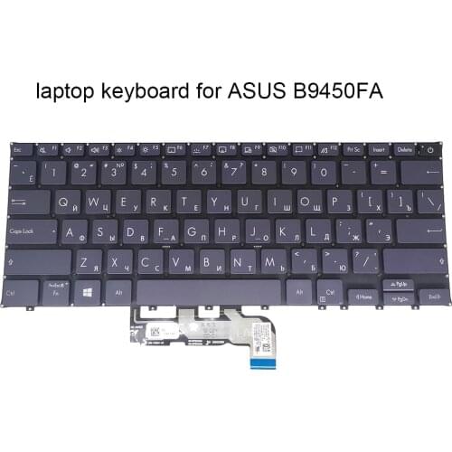 Laptops Backlit keyboard for ASUS ExpertBook B9450FA RU Russian JP Japan AR Arabic blue keyboards 0KNB0 1620RU00 1620AR00 works