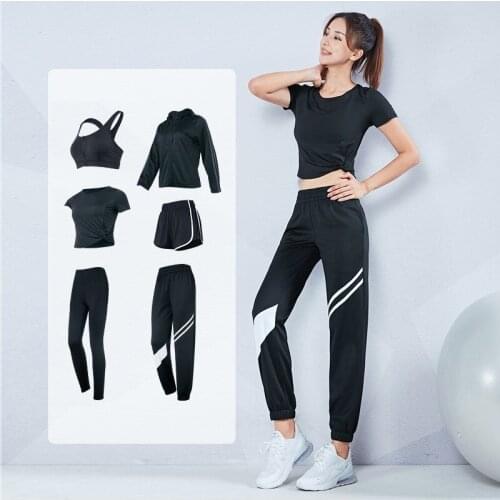 Brand Women Running Yoga Suits Gym Clothing Zipper Sports Bra High Waist Legging Fitness Pants Suit Workout Sport Set