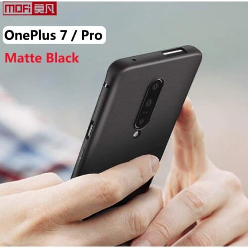 Matte case for oneplus 7 pro case oneplue 7 cover silicon back black soft Mofi ultra thin protective coque OnePlus 7 Pro Cover