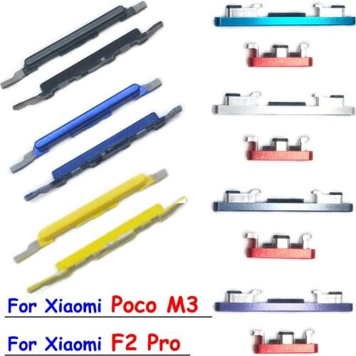 NEW Power Button+Volume Side Button Replacement For Xiaomi Poco M3 F2 Pro