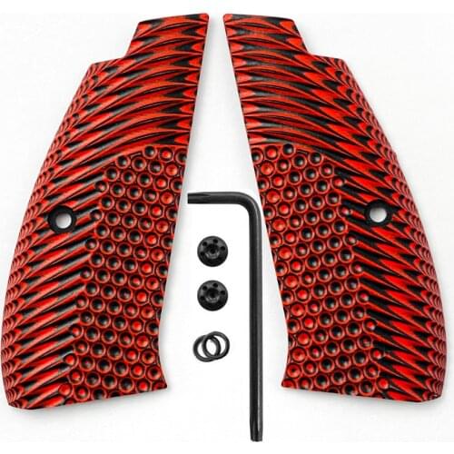 New CZ75 Grips G10 Grips for CZ 75 Full Size, SP-01 Series, Shadow 2, 75B BD, Gun Grips Screws Included