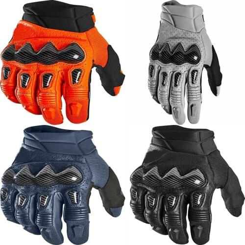 New Orange Bomber Gloves for Off-road MX DH Cycling Motorcycle ATV Motocross Dirt Bike