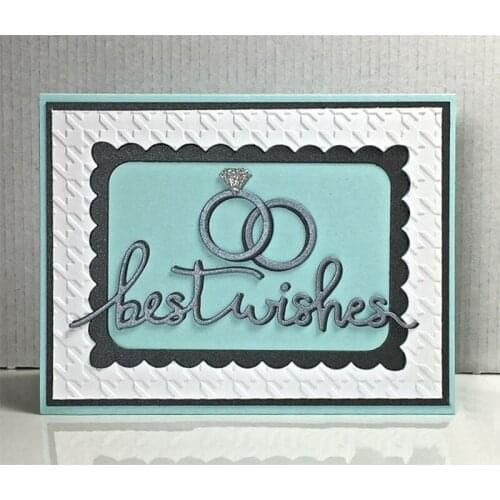 2.5*2.5 cm Diamond ring New Metal Cutting Dies New Stencils for DIY Scrapbooking Paper Cards Craft Making Craft Decoration