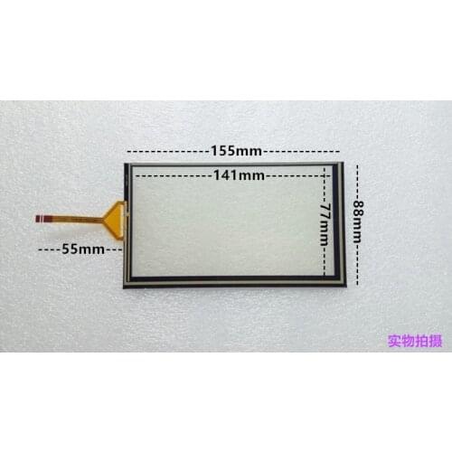 Original new 6.2-inch touch screen car navigation GPS external screen tablet hand screen resistive 155*88