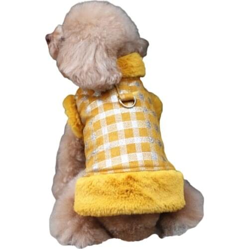 Small Dog Coat Jacket Winter Pet Dog Clothes Outfit Harness Costumes Puppy Apparel Warm Dog Clothing Yorkshire Poodle Garment