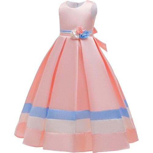 Flower Girls Dresses For Bridesmaid Elegant Long Kids Girls Dress Girls Party Princess Dress New Year Children Costume Vestidos