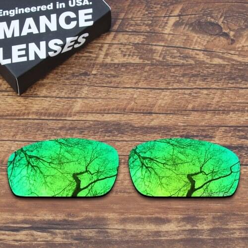 ToughAsNails Resist Seawater Corrosion Polarized Replacement Lenses for Oakley Monster Pup Sunglasses Green Mirrored (Lens Only)