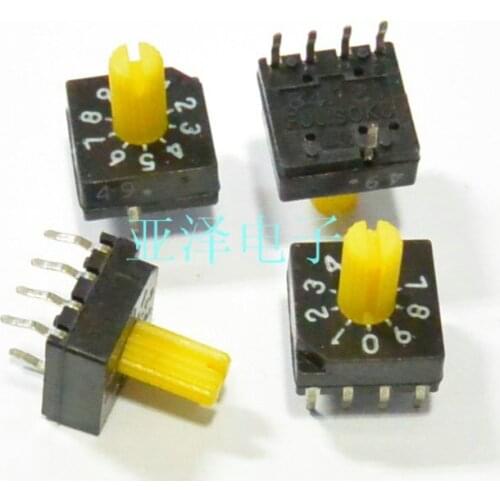 0-9/10 bit rotary encoder, code switch, 8421C code, band DRS4010
