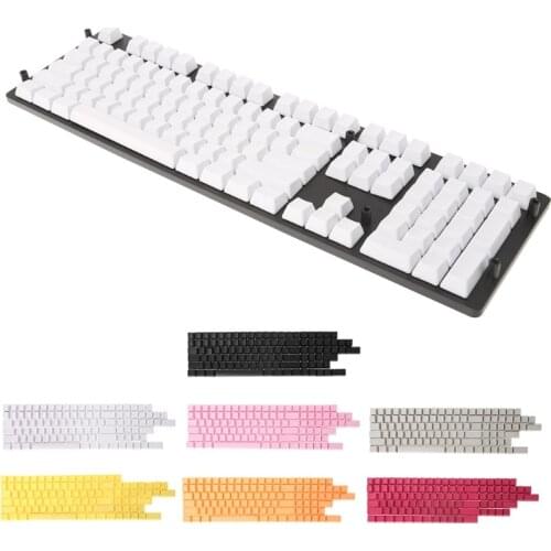 Blank 104 ANSI ISO layout Thick PBT Keycap For OEM Switches Mechanical Keyboard