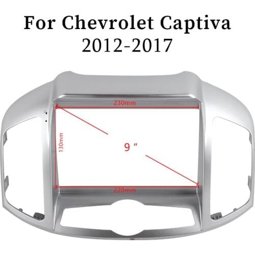 ABS Plastic Trim Fascia Frame For Chevrolet Captiva 2012-2017 Refit Car Android Radio Navigation DVD Mounting Dashboard
