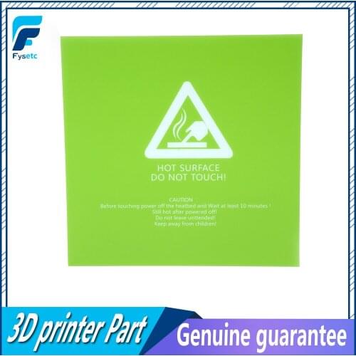 Random Heat Hot Bed Sticker Green Printed 220x220mm Hot Bed Surface Sticker For Tarantula Wanhao Anet Ender 5 3D Printer Parts