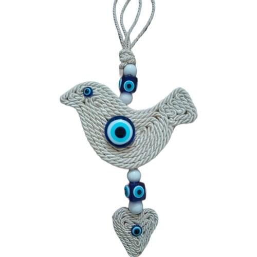 Hand-Woven Macrame Pendant Ornament Wall Hanging Decoration Bedroom Baby Door Living Room Garden Balcony Bedroom Decor Evil Eye