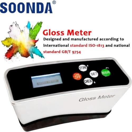 Accuracy 1 GU Gloss Meter For Paint,Paint,Ink,Tiles,Stone,Wood,Paper,Plastic,Non Shiny Metal Surface,Surface Glossiness Tester